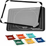 1000ピース用ボックス付き、厚みのある折りたたみ式パズルマット (ブラック) image