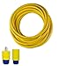 Ericson 1510PG123B Assembled Cord Set, 1510-PG/1610-CG Connector, 12/3 SOW, NEMA 5-15, 125V/15 Amp, 50