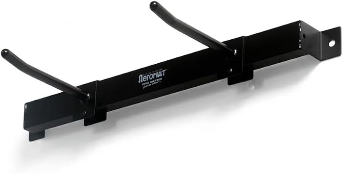 Adjustable Hanging Mat Rack - holds up to 23 wide eyelet mats, holds up to 10 1/2 thick mats (mats sold separately/mounting hardware not included, please see description below)