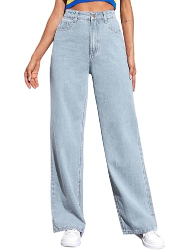 Image of KOTTY Women's Classic Straight Fit Denim Jeans -Comfort with Elegant Style