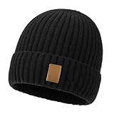 AYNKH Bonnet d'hiver Garcon，avec Doublure en Laine Chaude, Bonnets pour Les Enfants âgés de 5 à 14 Ans, Bonnet Enfant Garcon Femme, Bonnets Chauds pour l'extérieur, écoles, Parcs, Pistes Ski.