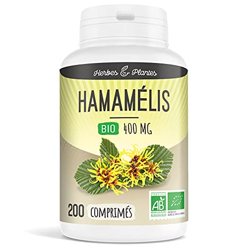 Herbes Et Plantes Hamamélis Bio 200 Comprimés 400 mg Cover