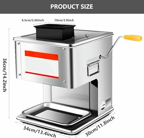 Cortadora de carne eléctrica acero inoxidable 850 W miniatura 6