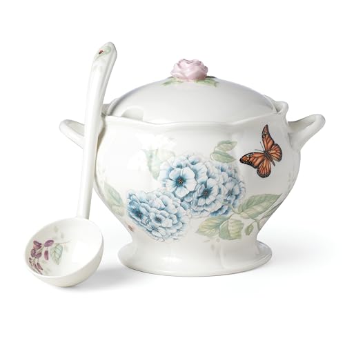 Lenox 892532 Butterfly Meadow 2-Piece Tureen & Ladle Set thumb #2