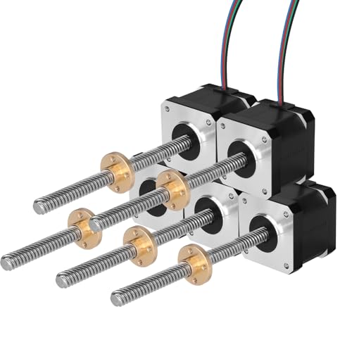 Moteur pas à pas Nema 17 TR8 de 150mm pour axe Z d'imprimante 3D DIY