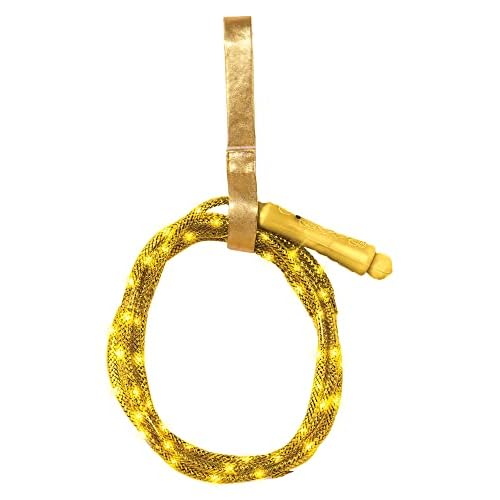 Rubies 202034NS000 Wonder Woman - Accesorio para disfraz de lazo iluminado, para hombres, mujeres, niños y niñas, dorado, talla única