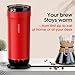 VSITOO S5 heated travel mug,16oz, Auto-Sensing AI Heats Drinks To 120-150°F Hands-Free. Temperature Control for All Cars, Perfect for Home/Office/Travel/Outdoor, Ideal Gift for Coffee Lovers - Red