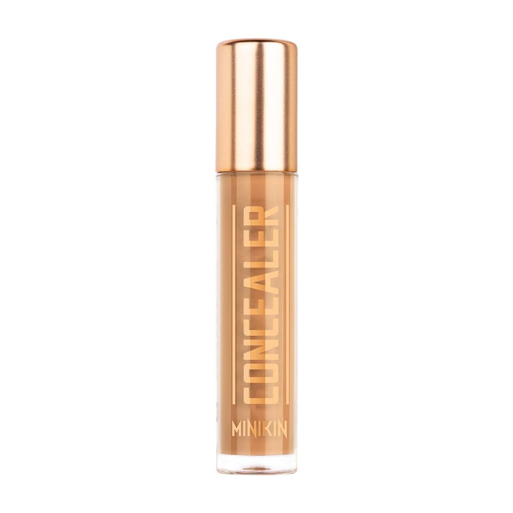 Character Minikin Concealer - Full Coverage Liquid Formula | 16H Long-Lasting Matte Finish | Hydrating & Oil-Control | Lightweight, Crease-Free, Ideal for Under-Eye & Spot Correction
