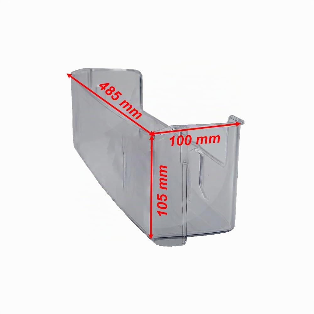 Balconcino Porta Bottiglie Frigo 485 x 100 x 105 mm Per Frigorifero Congelatore Compatibile con LG per Modelli: GC-B4 GCD39 GC-B3 GC390 Ed Ulteriori