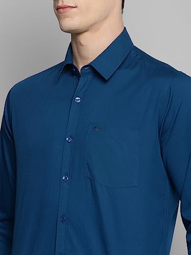 Image of Allen Cooper Solid Shirts for Men - 100% Cotton Comfort Fit Casual and Formal Shirt - Breathable, Soft, Classic Style (Multiple Colors)