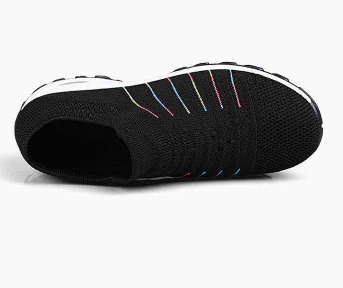 Womens Walking Shoes Breathable Non Slip Work Shoes Comfortable Air Cushion Orthopedic Slip on Sneakers with Arch Support3