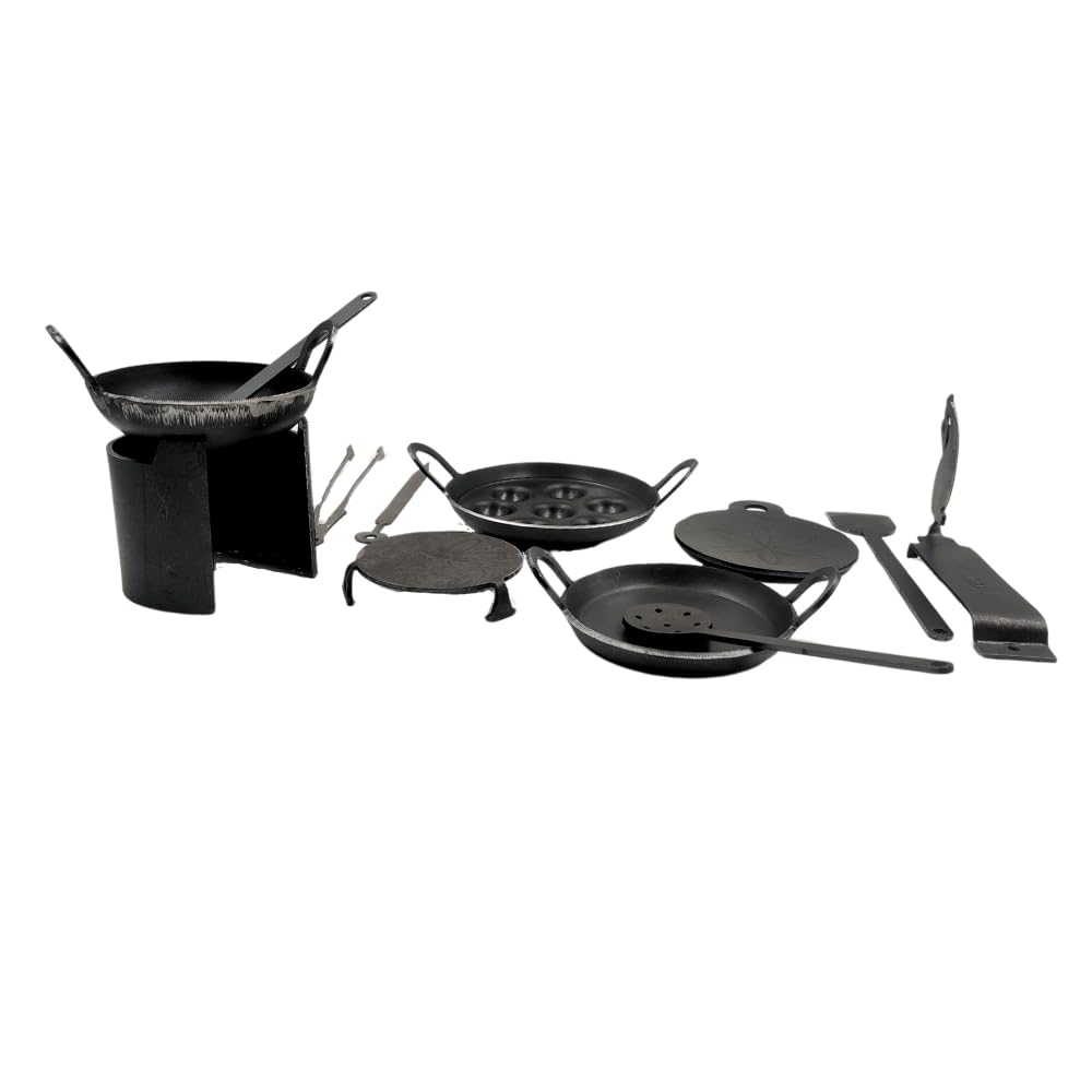 VPP Traditional Iron Miniature Kitchen Set for Kids (Choppu Saman) - 12 pcs Set (B0CX1B5YJ7) Amazon Price History, Amazon Price Tracker