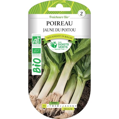 Graines poireau jaune du Poitou BIO Les Doigts Verts