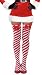 Red and White Striped Tights Red White Striped Tight Elf Tights Christmas Tights