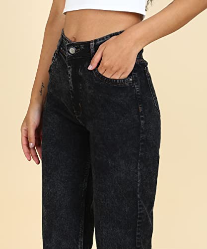 Image of Glossia Women Baggy Jeans || Women Jeans Pant || Baggy Jean's for Women's High Waist || Straight Jean's for Women's || Ladies Jean,s for Woman || Loose Jean,s for Woman Stylish (B0DGG76VYW)