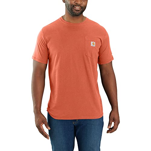 Image of Carhartt Men's 104616 Force Relaxed Fit Midweight Short Sleeve Pocket