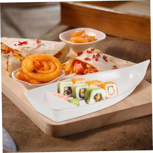 Bandeja Sushi Boat Pequeña de Melamina Estilo Japonés miniatura 6