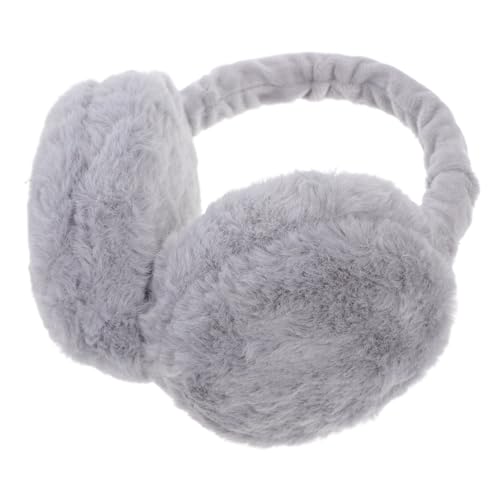 Orejeras de felpa para invierno en paseos de exterior con bufanda