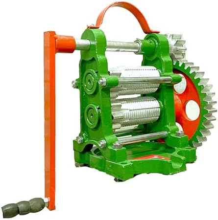 Budhrani® by MASTER MACHINES Cast Iron Domestic Manual Sugarcane Juice Machine for Home Use, घरेलू उपयोग के लिए | Hand SugarCane Juicer, Hand Operated Sugarcane Squeezer, Best for Home Use
