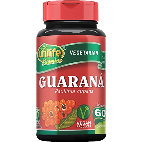 Guaraná 500mg 60 capsulas Unilife