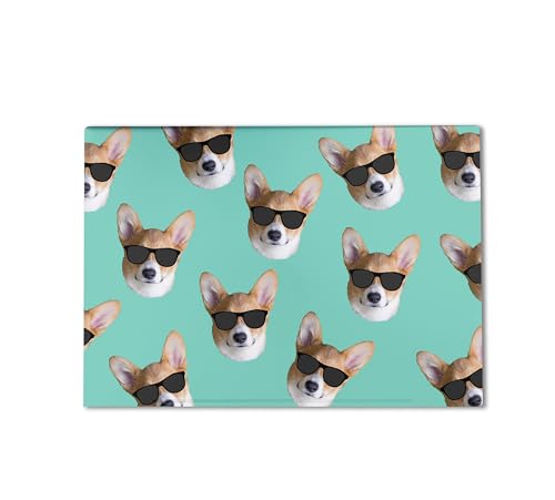 Image of Gaming Skin Compatible with HP Envy x360 16 inch (2023) - Cool Corgi - Premium 3M Vinyl Protective Wrap Decal Cover - Easy to Apply | Crafted in The USA by MightySkins