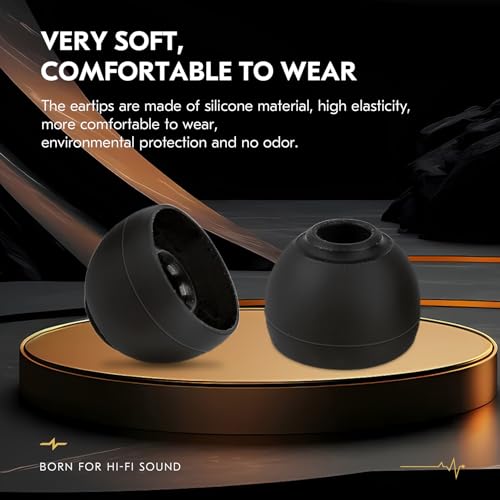 Image of 3 Pairs CCZ ZT01 Silicone Eartips,KINBOOFI Soft Silicone IEM Eartips Earbuds,Ddurability Replacement Earbud Tips for KZ ZST ZS10 PRO ZS10 PRO X AS10 ZSN PRO X ZSN PRO ZS10 PRO2 TANGZU WAN'ER(4559)