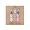 MJartoria BFF Necklace & Bracelet Set - 2-Piece Crystal Friendship Jewelry - View #6