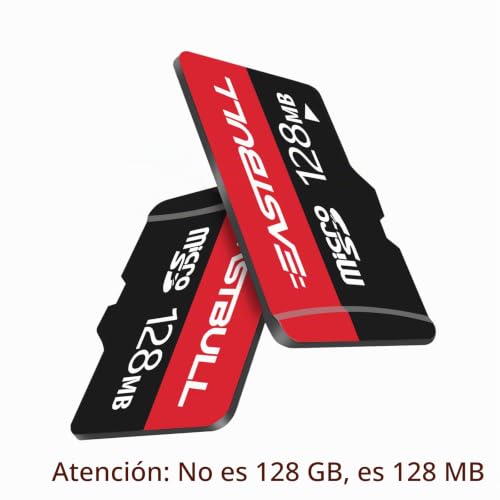 Tarjeta Micro SD 128 MB Clase 10 UHS-I U1 con 2 adaptadores SD 2