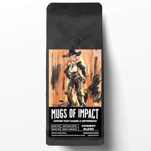 Mugs Of Impact Café en Grano Cowboy Blend 12 Ounce miniatura 1