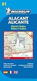 Alicante - Michelin City Plan 81: City Plans: Plano e Indice. Callejero, Sentidos de circulation, Aparcamientos (Planos Michelin)