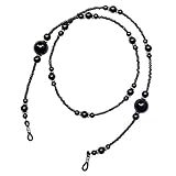 Yaobabymu Beads Eyeglass Chain Sunglasses Neck Cord Neck Strap Holder Glasses Holder Retainer Eyewear Lanyard Necklace for Women-Fits Most Eyewear