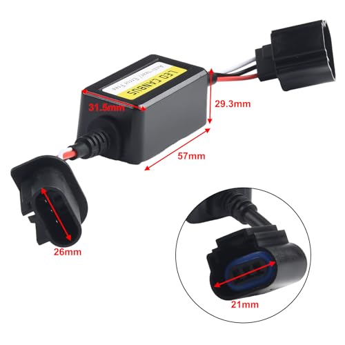 Decodificador Canbus LED H13 9008 anti parpadeo para auto miniatura 2