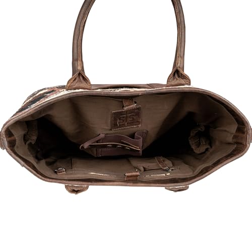 Bolso Tote de Cuero Multicolor Guadalupe STS Ranchwear miniatura 7
