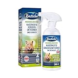 Bactador Nagerkäfig Enzymreiniger Geruchsentferner und Reiniger Spray 500ml Gegen Kot, Urin und Tiergerüche Mikrobiologischer Geruchsneutralisierer Porentiefe Reinigung in der Nagerumgebung
