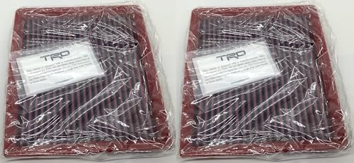 Toyota TRD Performance Air Filters, High Flow Drop-In, Set of 2, for Tundra Sequoia 3.5 Turbo