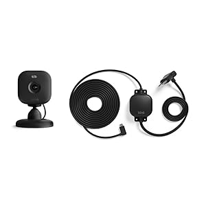Nueva Blink Mini 2 + adaptador resistente a la intemperie | Cámara de vigilancia interior y exterior compacta con enchufe, visión nocturna en color HD y detección de movimiento (negro)
