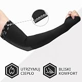 ROCKBROS Rękawy Unisex Rękawy Naramienne Antypoślizgowe Ocieplacze na Ręce ochrona Przed Słońcem UV Wiatroodporny Ciepły do ​​Jazdy na Rowerze Piesze Wycieczki Bieganie na Zewnątrz S-3XL