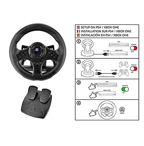 Subsonic SA5426-NG Superdrive Sv450 Racing Steering Wheel With Pedals And Shifters Xbox Serie X/S thumb #5