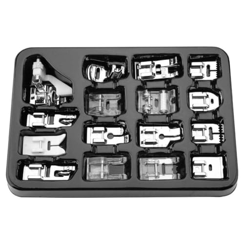 Set profesional de 16 pies para máquina de coser miniatura 5