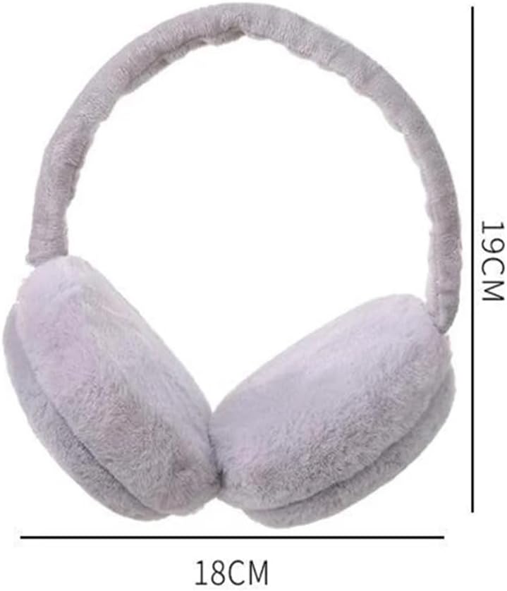 Soft Plush Ear Warmer Winter Warm Earmuffs For Women Men Solid Color Outdoor Cold Protection Ear-Muffs