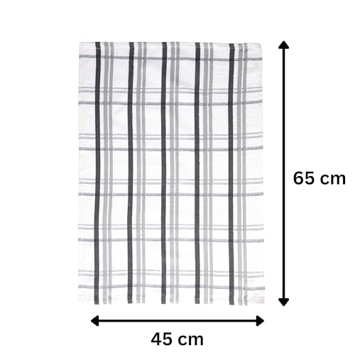 Miniatura 5 de Boskimo Paños De Cocina Pack De 6 Trapos De Cocina Algodón Y Microfibra, Absorbentes Y De Secado Rápido, Rizo Y Gofrado Paños De Limpieza Reutilizables Plata-Gris