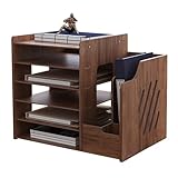 YAONJS Stilvolle Aufbewahrungsboxen Aus Holz Fürs Büro – Vielseitige Aktenständer Und Bücherregale Für Organisierte Arbeitsplätze