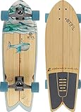 longboard trucks guide HOCHWERTIGE MATERIALIEN - Das 72,5 cm lange und 23 cm breite Longboard-Deck besteht aus Bambus und kanadischen Ahorn mit hochwertigem Griptape, Achsen, Rollen und ABEC 9 Kugellager.