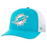 47 Men's Aqua/White Miami Dolphins Team Unstructured Trucker Adjustable Hat