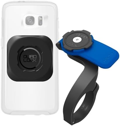 Quad Lock Out Front Handlebar Bike Phone Mount (V3) With Universa...