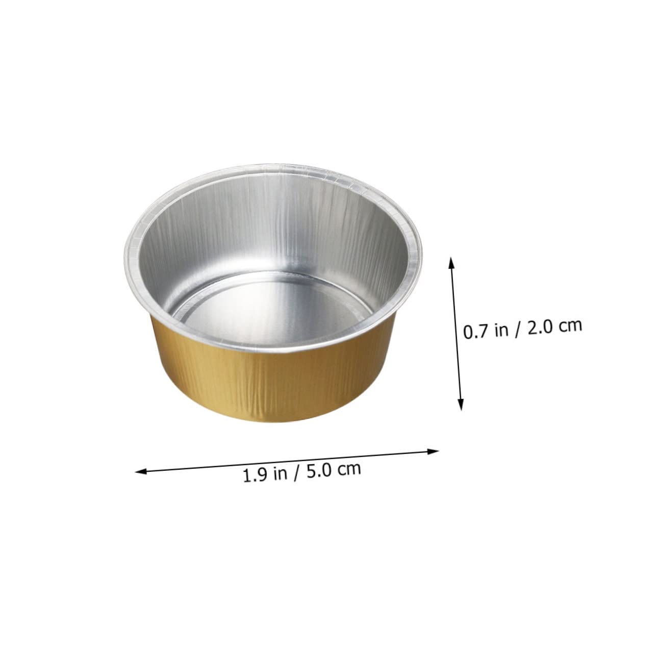 25pcs Wax Melting Bowls Nonstick Aluminum Foil Wax Bean Melting Pots for Home Waxing Hair Removal Accessory Durable and Easy to with