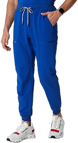 Fabletics Men's All-Shift 5-Pocket Scrub Jogger - MotionTech, 4-W...