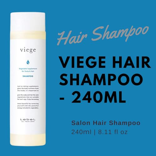 Lebel Viege Hair Shampoo - 240ml (Green Tea Set), 240 ml (Pack of 1) - Image 2