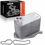 A-Premium Engine Oil Cooler Compatible with Land Rover LR2 2008-2010 Volvo XC60 2010-2011 XC90 2007-2009 S60 2016 XC70 2008-2009 S80 2007-2015 V70