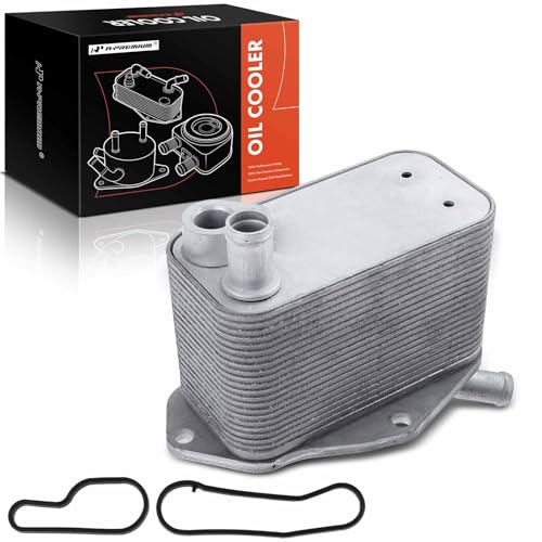 A-Premium Engine Oil Cooler Compatible with Land Rover LR2 2008-2010 Volvo XC60 2010-2011 XC90 2007-2009 S60 2016 XC70 2008-2009 S80 2007-2015 V70